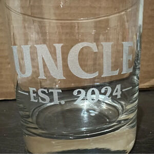 NWT - Uncle‎ est. 2024 - 10 ozs whiskey glass